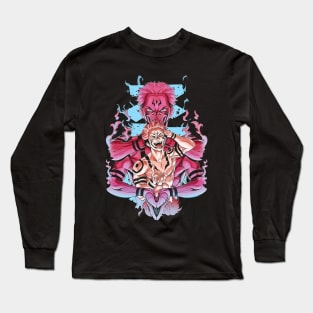 King of Curses Anime Fanart Long Sleeve T-Shirt